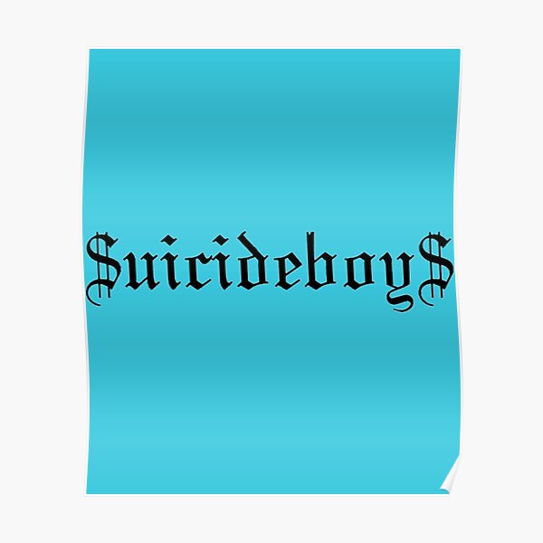 SUICIDEBOYS LOGO Poster RB3008 product Offical suicideboys Merch