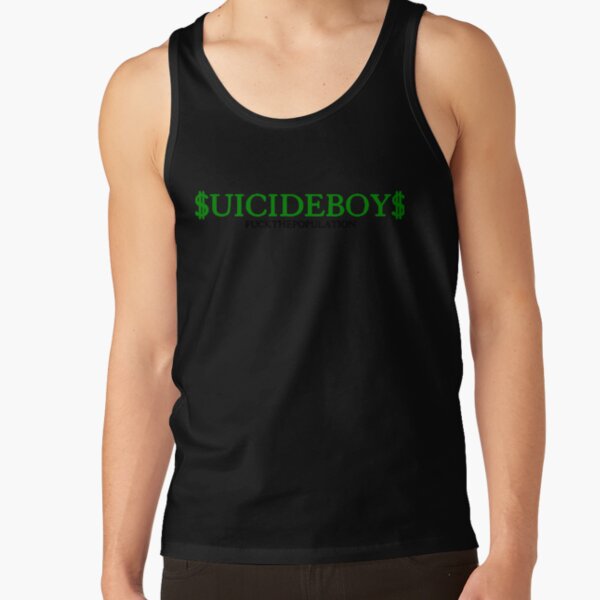 suicideboys ftp logo green money   Tank Top RB3008 product Offical suicideboys Merch