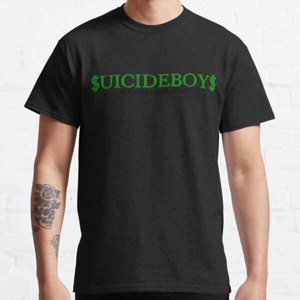 suicideboys ftp logo green money   Classic T-Shirt RB3008 product Offical suicideboys Merch