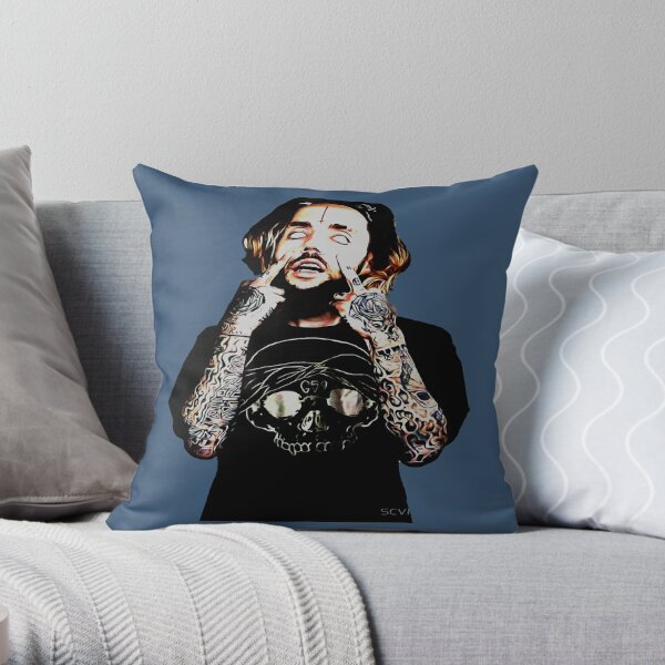 SuicideBoys Scrim Throw Pillow RB3008 product Offical suicideboys Merch