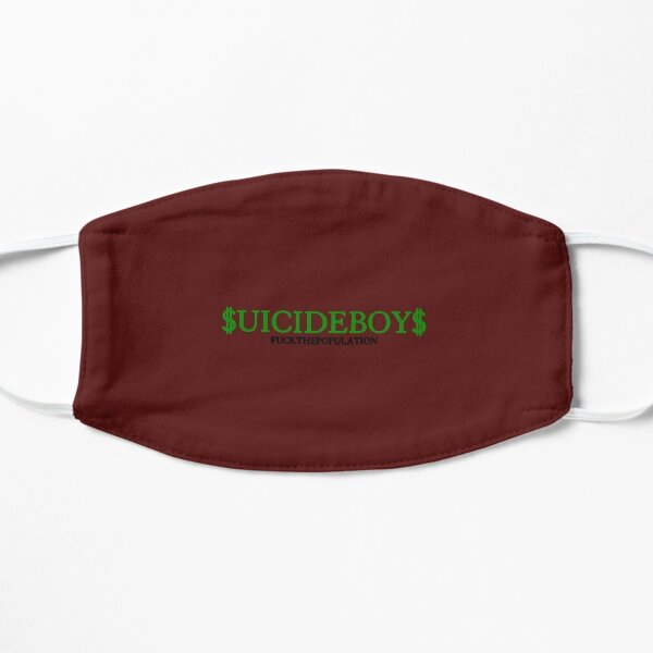 suicideboys ftp logo green money   Flat Mask RB3008 product Offical suicideboys Merch